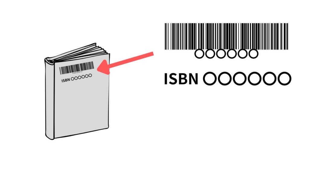 ISBNが記載されている場所の例