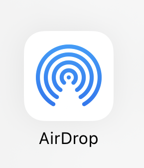 「AirDrop」のアイコンイメージ